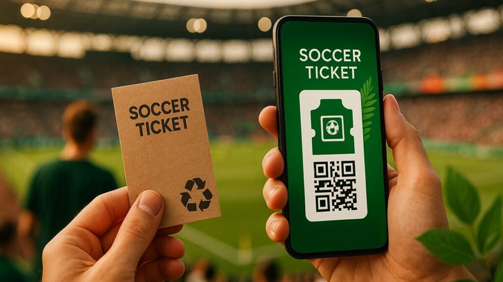 Buy sustainable soccer tickets